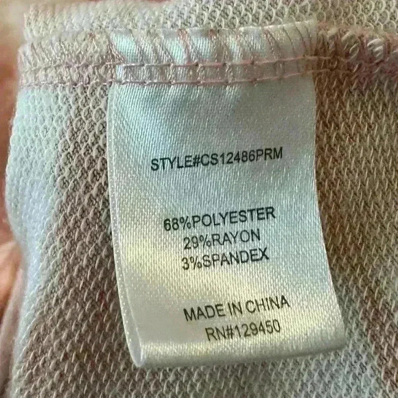 Fred David pink and white shirt size xl - Picture 6 of 7